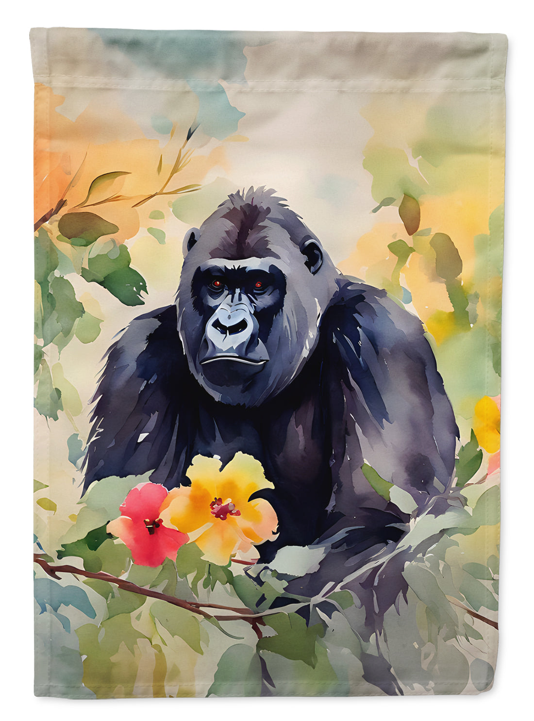 Gorilla Garden Flag