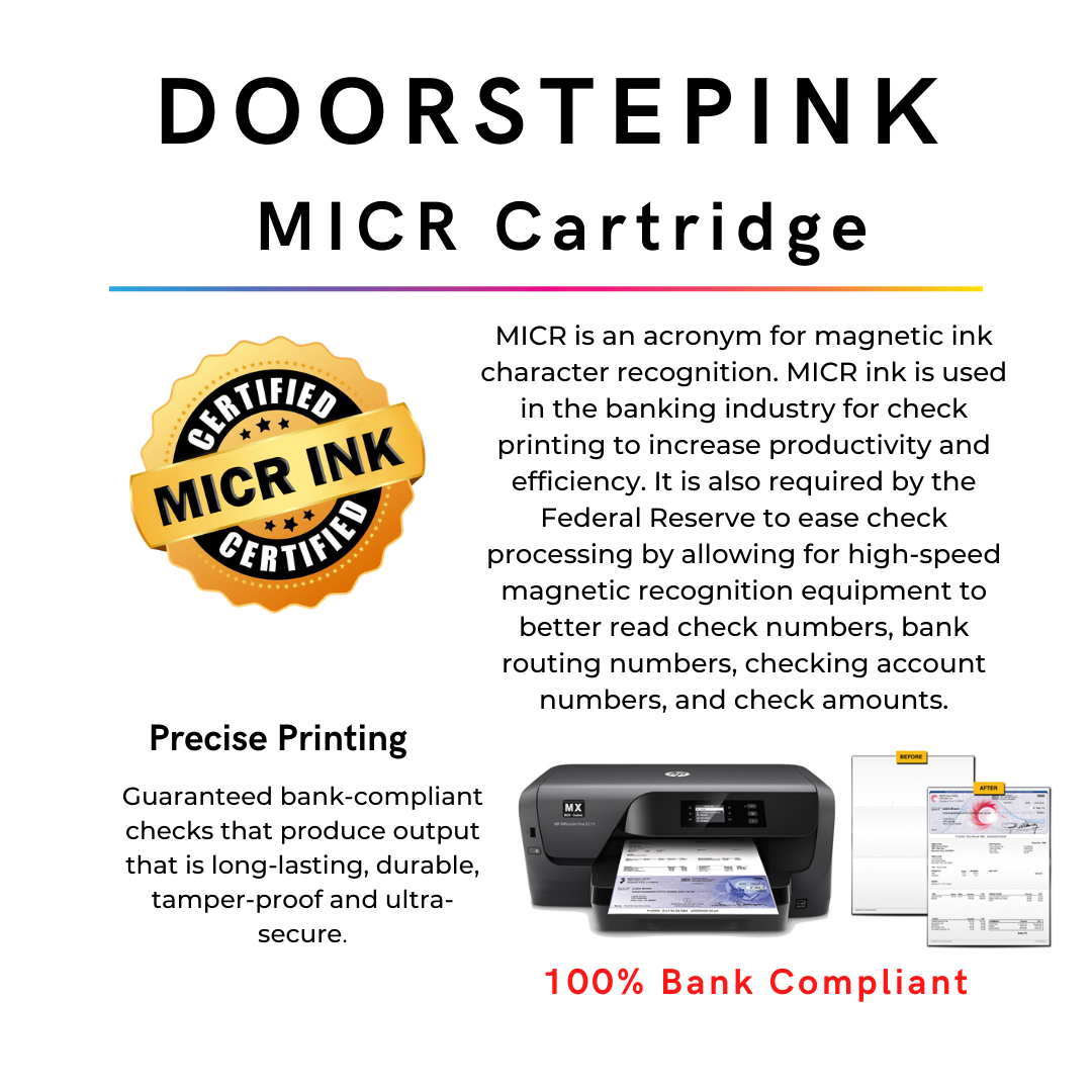 DoorStepInk Brand for HP 94 (C8765WN) Black MICR Remanufactured in the USA Ink Cartridge, C8765WN